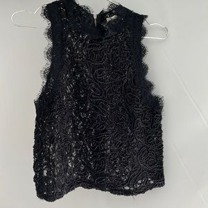 Black Lace Zara Top